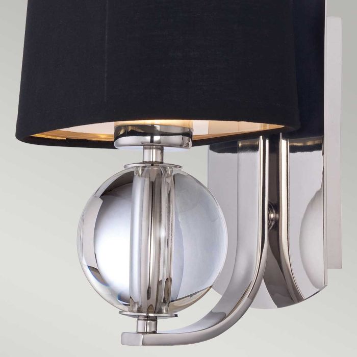 Gotham 1 Light Wall Light - Imperial Silver