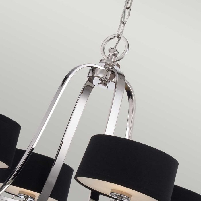 Gotham 4 Light Chandelier - Imperial Silver