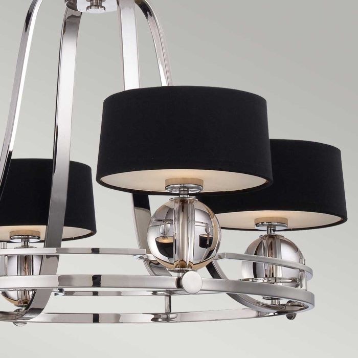 Gotham 4 Light Chandelier - Imperial Silver