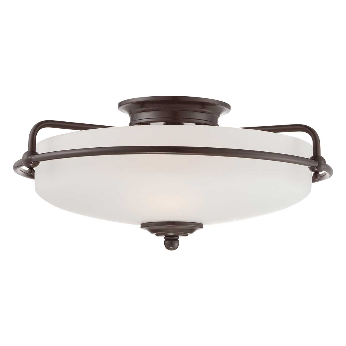 Griffin 3 Light Flush Mount – Bronze