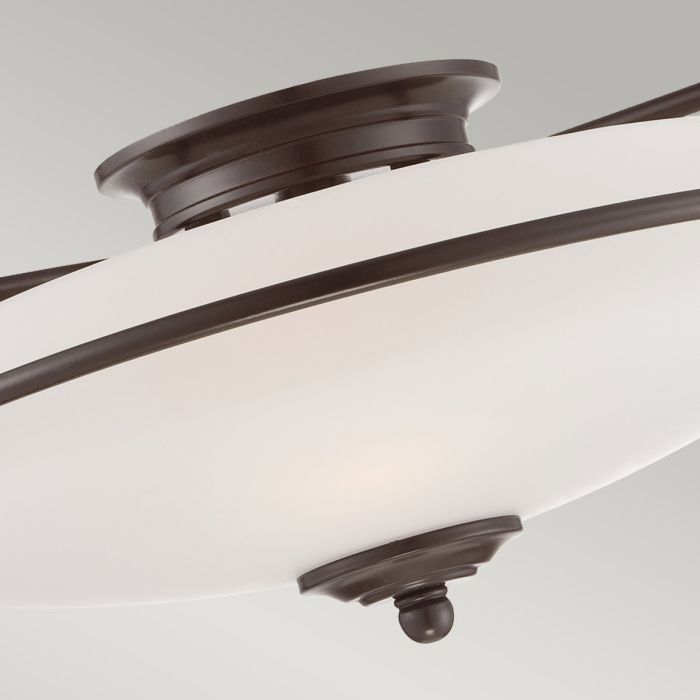 Griffin 3 Light Flush - Palladian Bronze