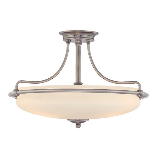 Griffin 4 Light Semi-Flush Light – Antique Nickel