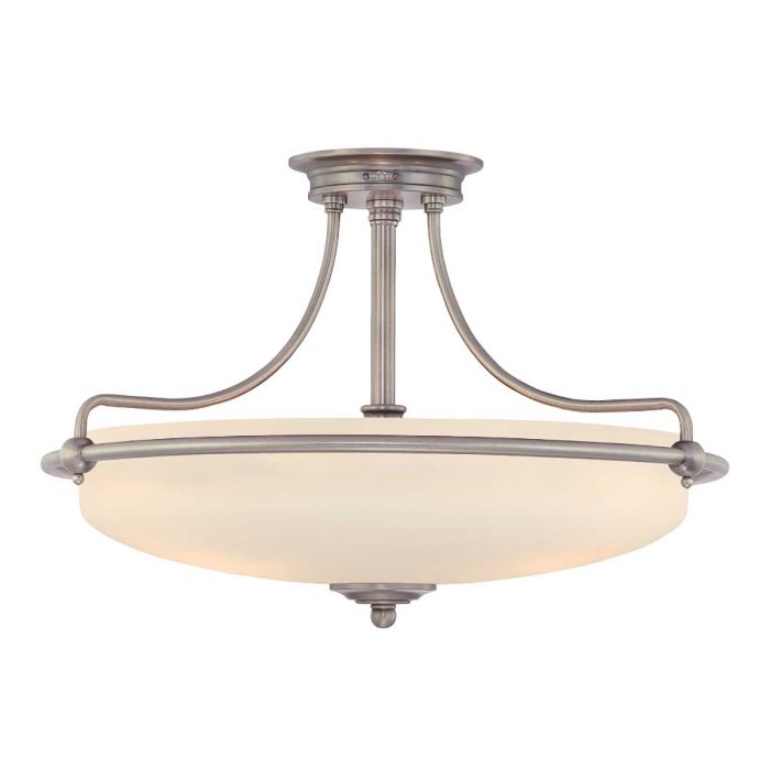 Griffin 4 Light Semi-Flush - Antique Nickel