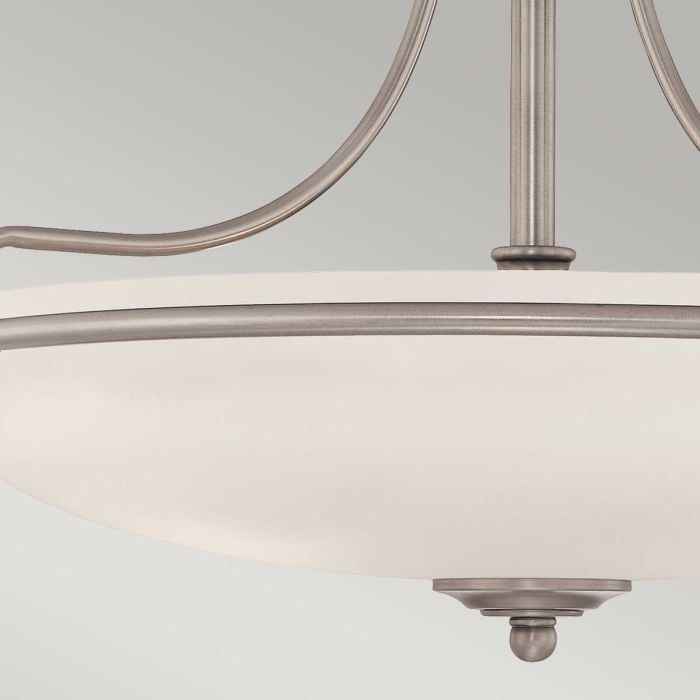 Griffin 4 Light Semi-Flush - Antique Nickel