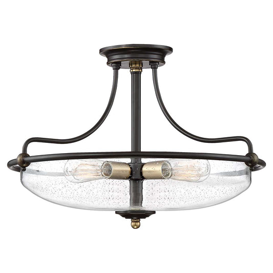 Griffin 3 Light Medium Semi-flush Mount