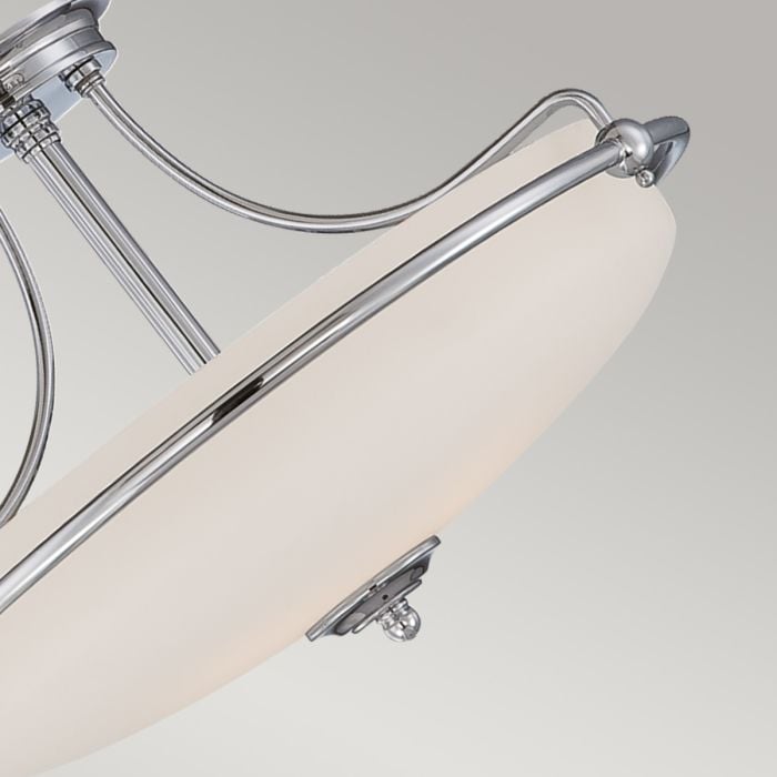 Griffin 4 Light Semi-Flush - Polished Chrome