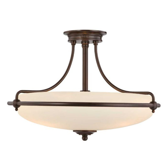 Griffin 4 Light Semi-Flush - Palladian Bronze