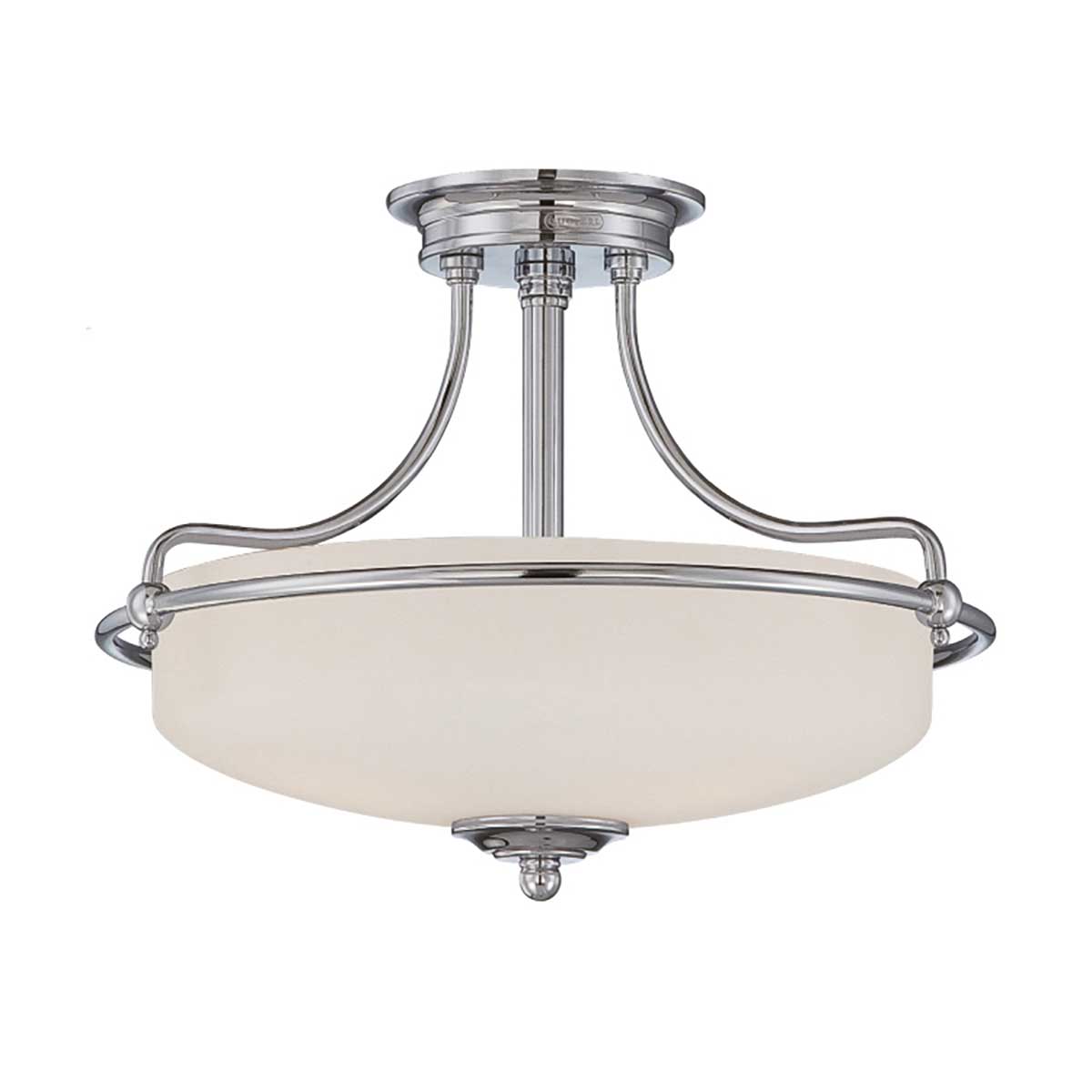 Griffin 3 Light Semi-Flush Light – Polished Chrome