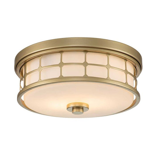 Guardian 2 Light Flush - Painted Natural Brass