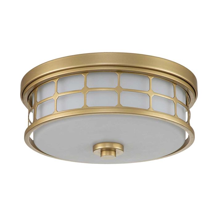 Guardian 2 Light Flush - Painted Natural Brass