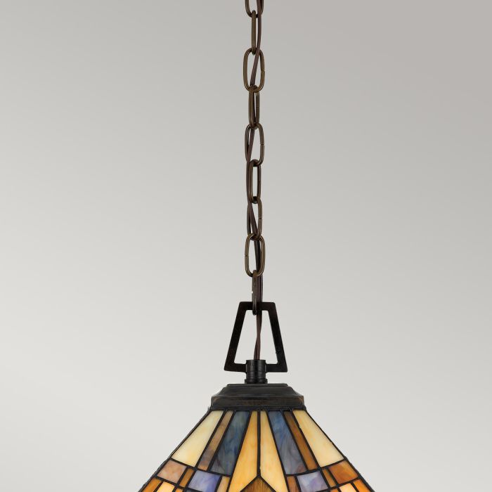 Inglenook 3 Light Pendant - A- Valiant Bronze