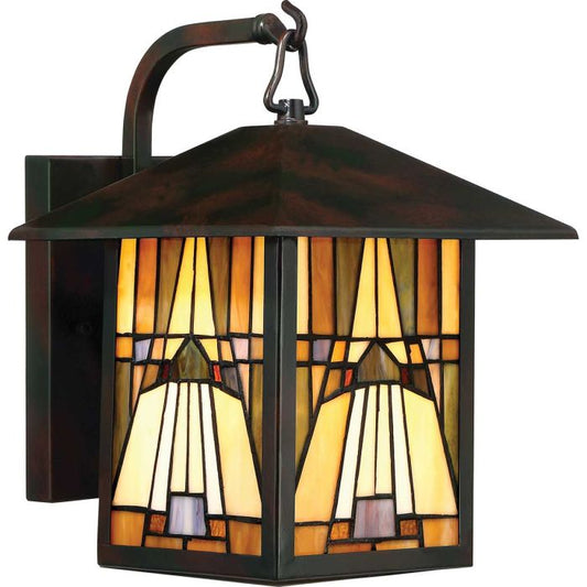 Inglenook 1 Light Outdoor Medium Wall Lantern - Valiant Bronze