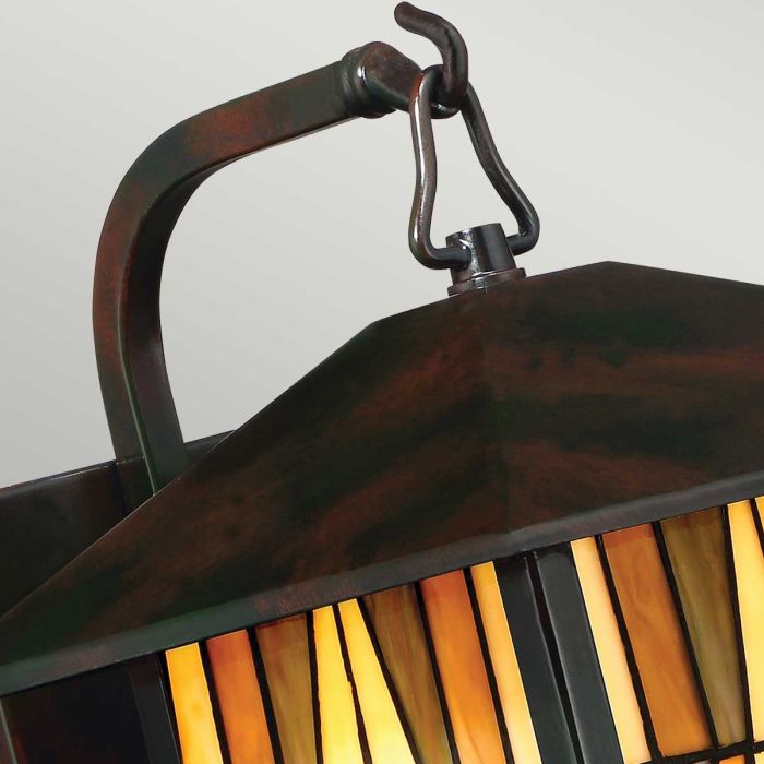 Inglenook 1 Light Outdoor Medium Wall Lantern - Valiant Bronze