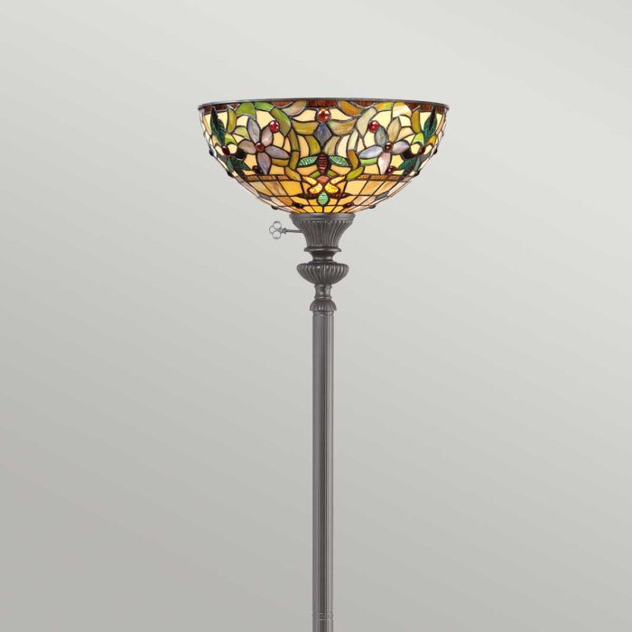 Kami 1 Light Torchiere - Vintage Bronze