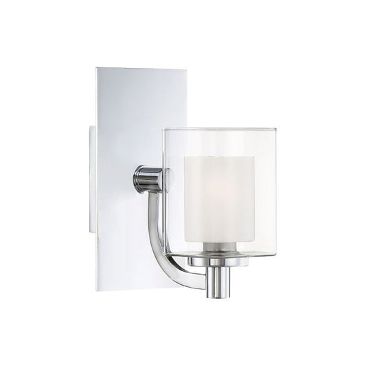 Kolt 1 Light Wall Light - Polished Chrome