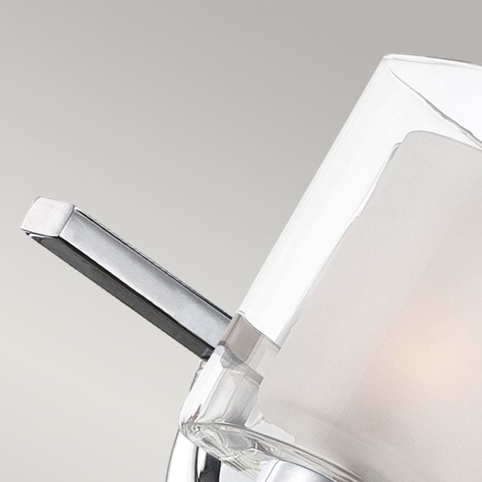 Kolt 2 Light Wall Light - Polished Chrome