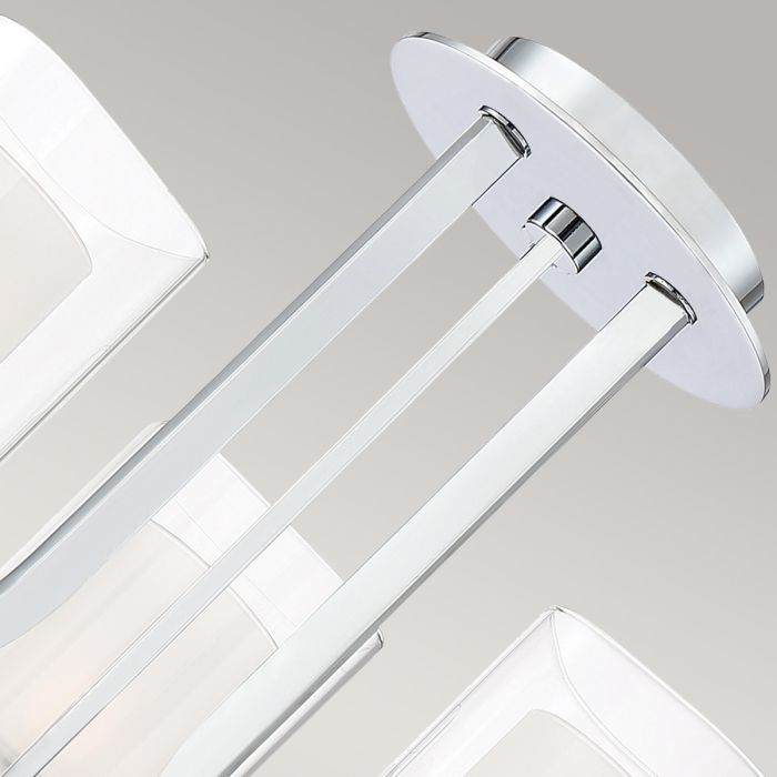 Kolt 3 Light Semi-Flush - Polished Chrome