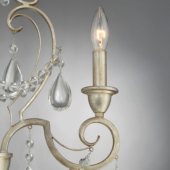 Lakeside 3 Light Mini Chandelier - Vintage Gold