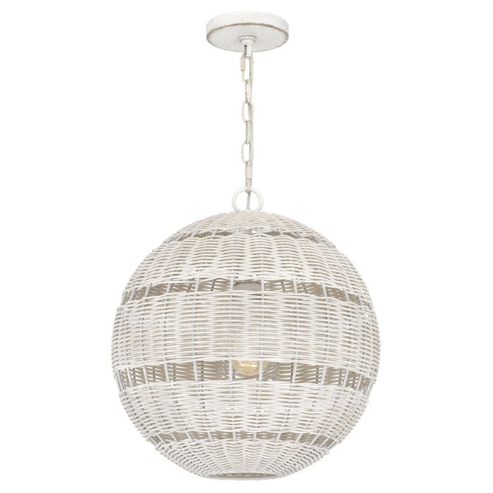 Lindendale 1 lt Pendant - Antique White