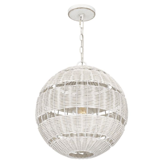 Lindendale 1 lt Pendant - Antique White