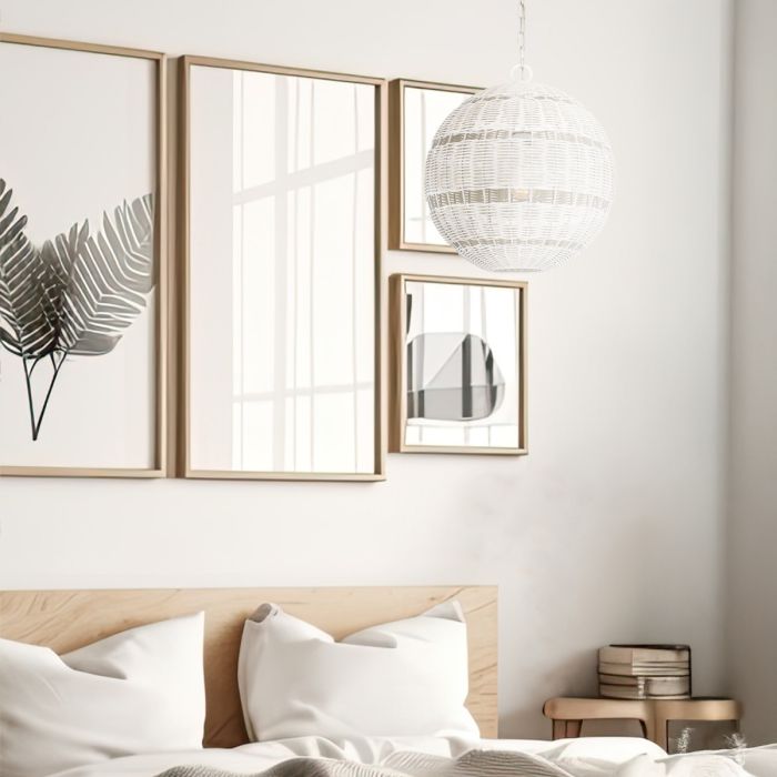Lindendale 1 lt Pendant - Antique White