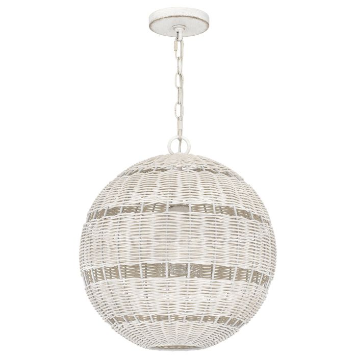 Lindendale 1 lt Pendant - Antique White