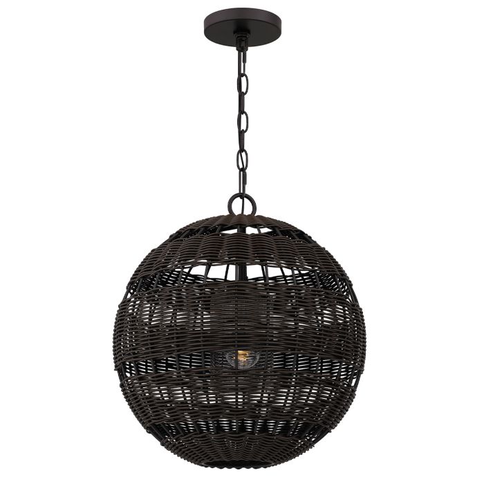 Lindendale 1 lt Pendant - Western Bronze