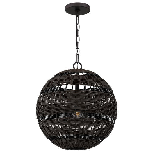 Lindendale 1 lt Pendant - Western Bronze