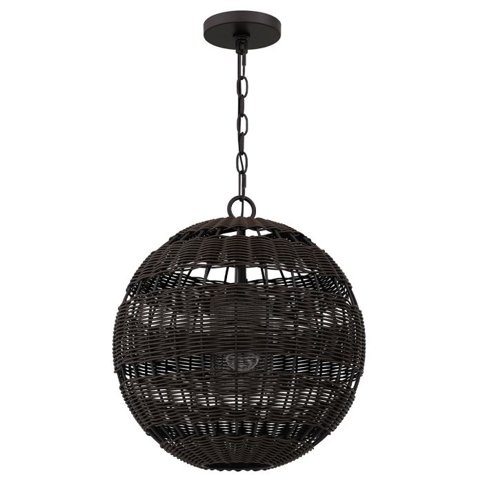 Lindendale 1 lt Pendant - Western Bronze