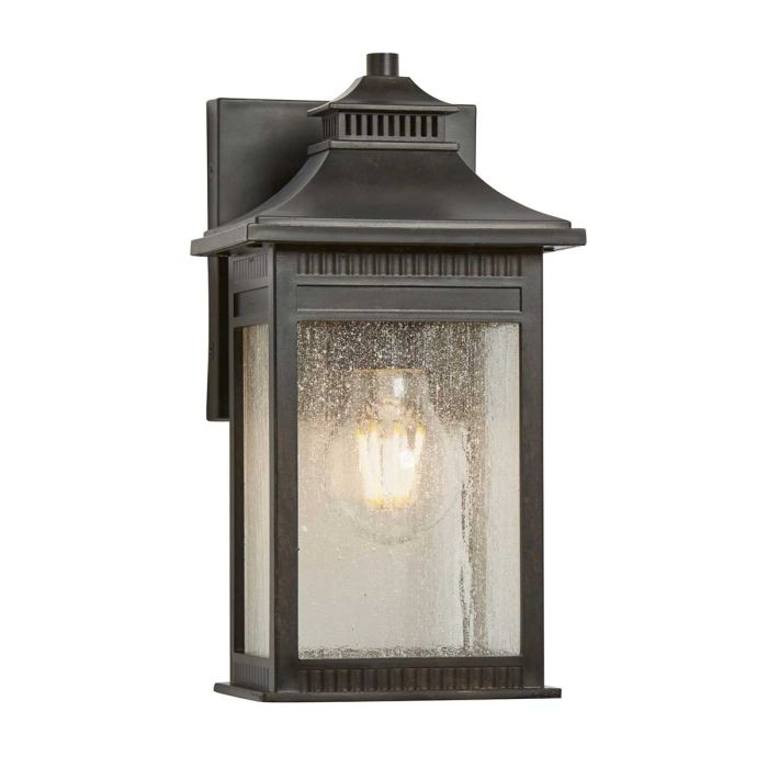 Livingston 1 Light Small Wall Lantern - Imperial Bronze