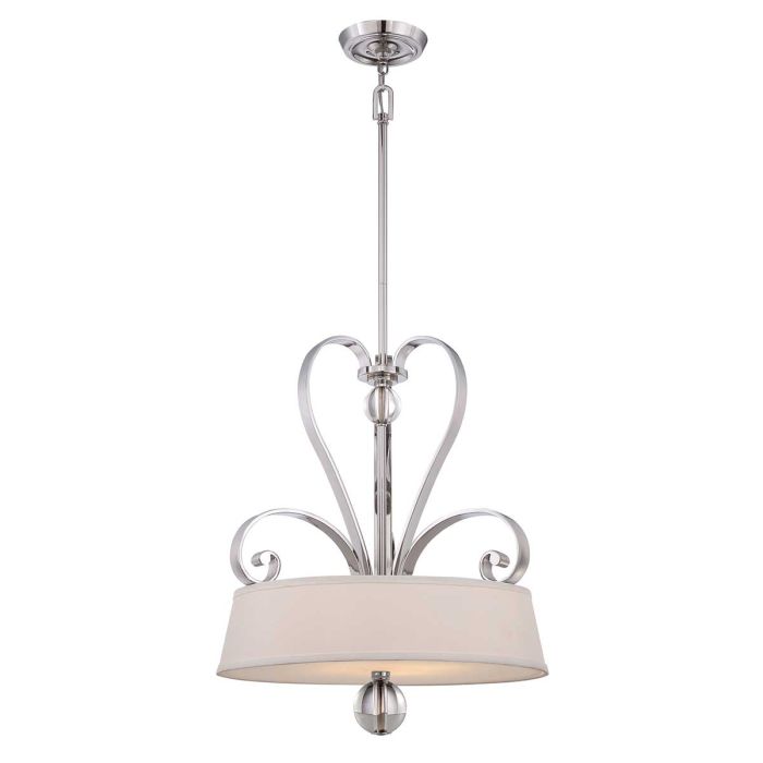 Madison Manor 4 Light Pendant - Imperial Silver