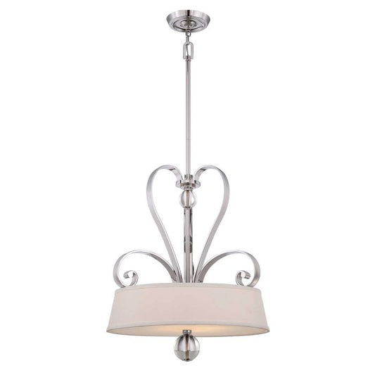 Madison Manor 4 Light Pendant - Imperial Silver