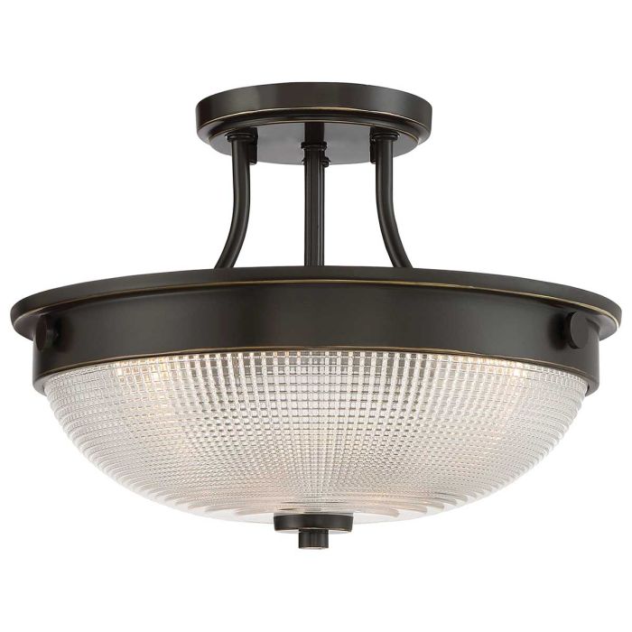 Mantle 2 Light Semi-Flush - Palladian Bronze