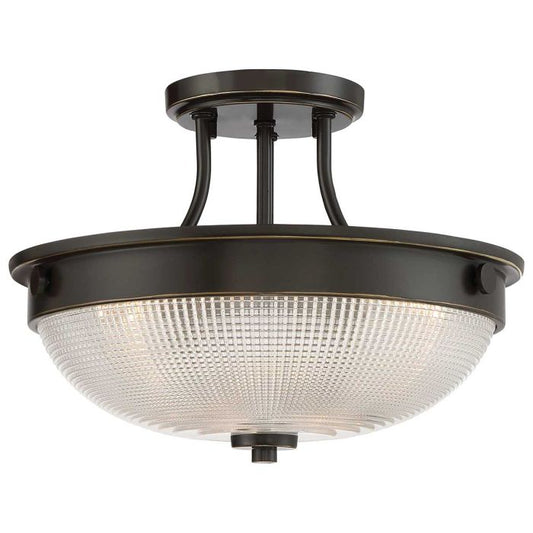 Mantle 2 Light Semi-Flush - Palladian Bronze