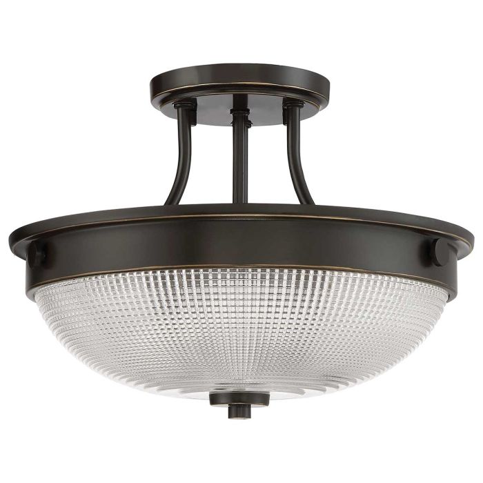 Mantle 2 Light Semi-Flush - Palladian Bronze
