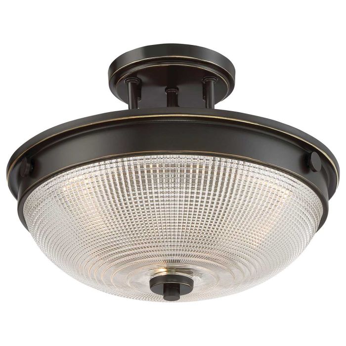 Mantle 2 Light Semi-Flush - Palladian Bronze