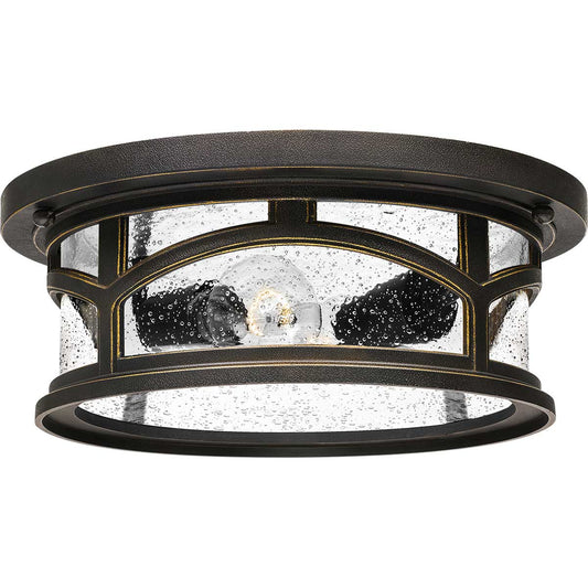 Marblehead 2 Light Flush Mount – Bronze