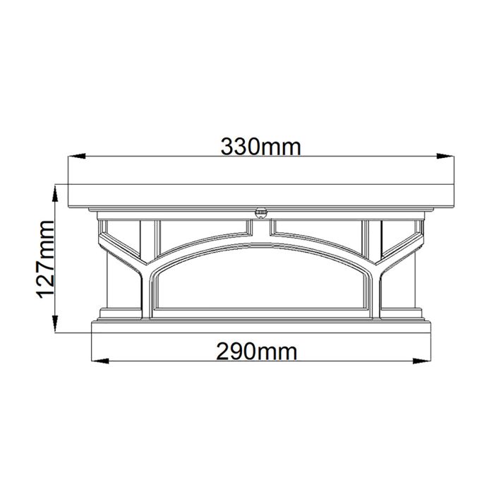 Marblehead 2 Light Flush - Palladian Bronze