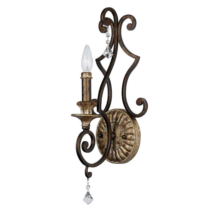 Marquette 1 Light Wall Light - Heirloom