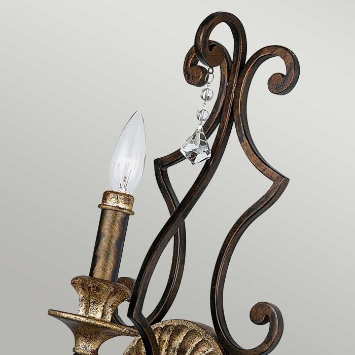 Marquette 1 Light Wall Light - Heirloom