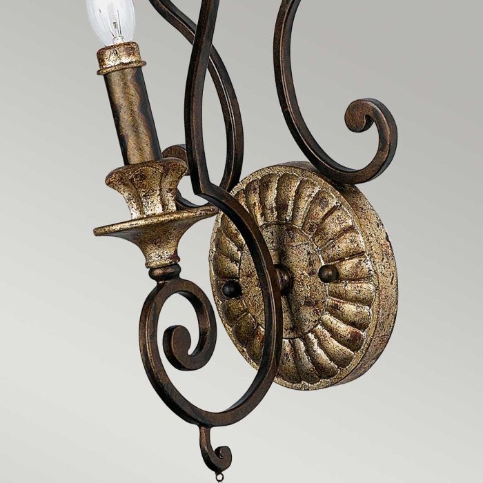 Marquette 1 Light Wall Light - Heirloom