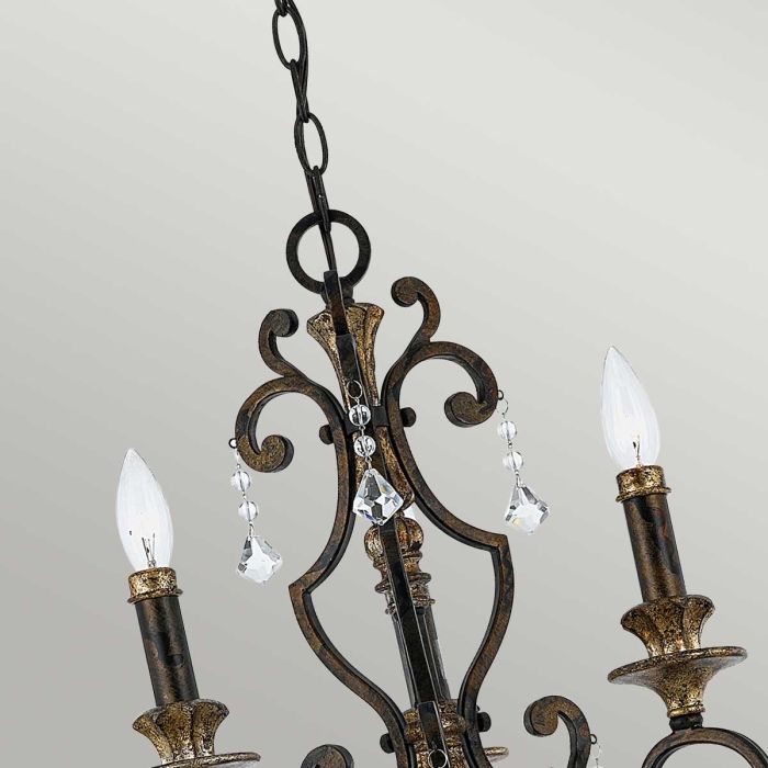 Marquette 3 Light Chandelier - Heirloom