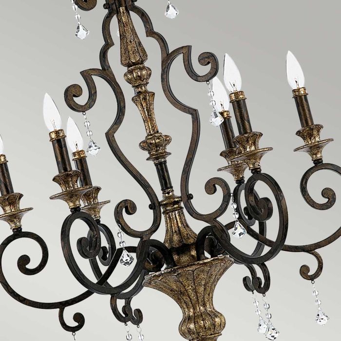 Marquette 6 Light Chandelier - Heirloom