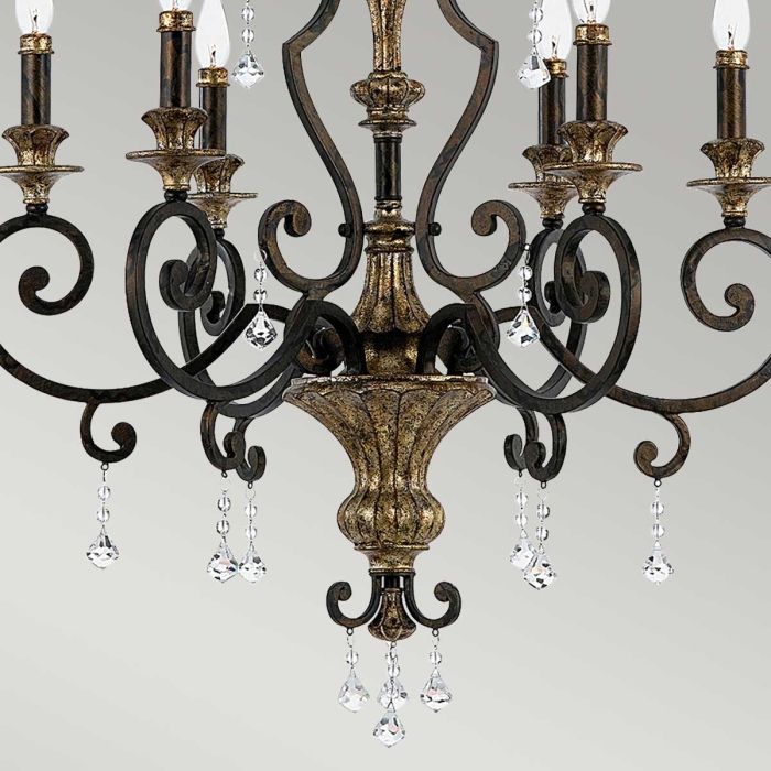 Marquette 6 Light Chandelier - Heirloom