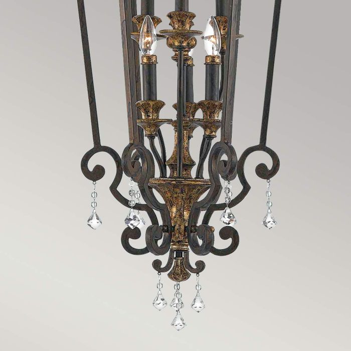 Marquette 6 Light Chandelier - Heirloom