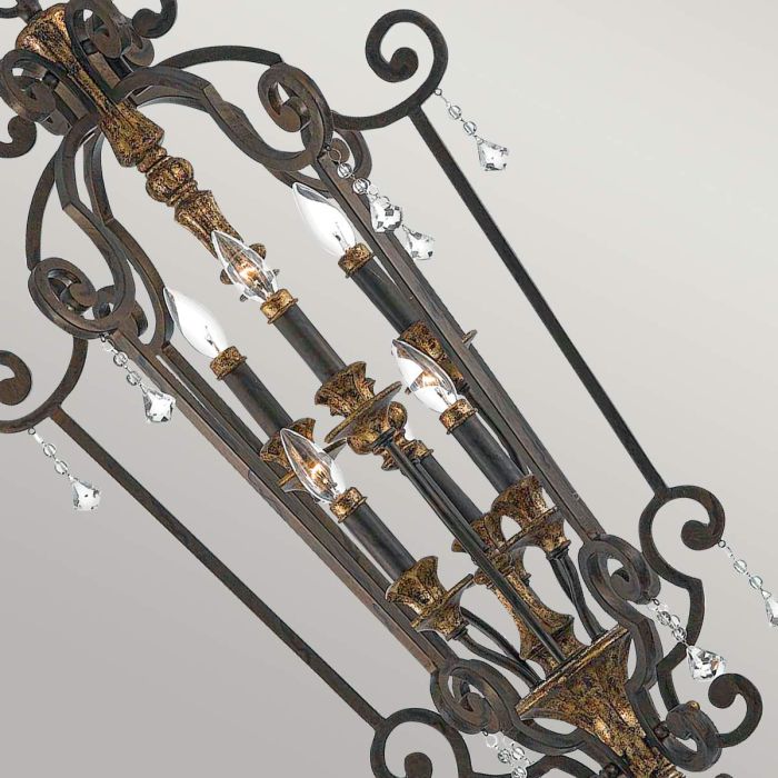 Marquette 6 Light Chandelier - Heirloom