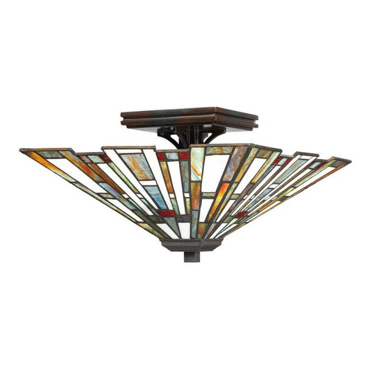 Maybeck 2 Light Flush - Valiant Bronze