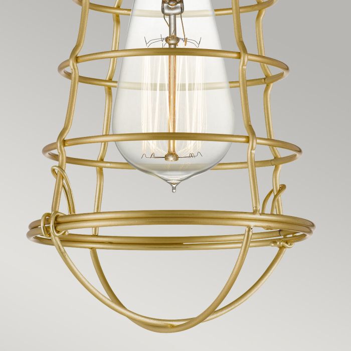 Mixon 1 Light Semi-Flush - Brushed Brass
