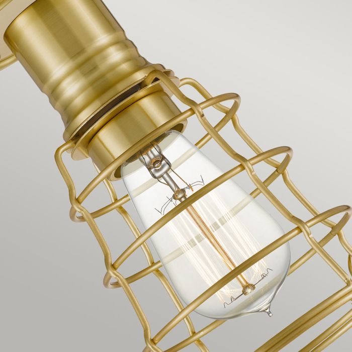 Mixon 1 Light Semi-Flush - Brushed Brass
