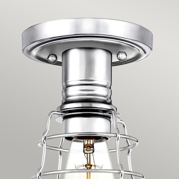 Mixon 1 Light Semi-Flush - Polished Chrome